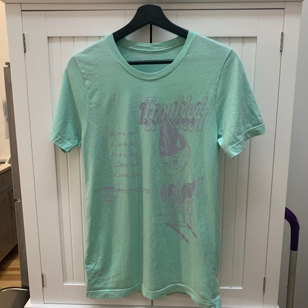 THRIFTED “TROUBLE” GRAPHIC TEE